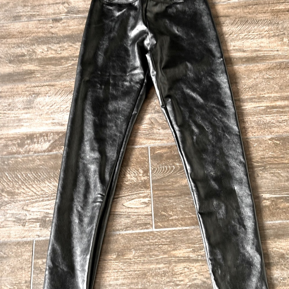 NBW BP Size XXS Black Faux Leather Leggings